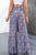 Printed High-Rise Tied Culottes