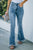 Frayed Hem Flare Jeans