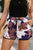 Printed Drawstring Waist Shorts with Pockets