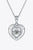 Moissanite Heart Pendant Necklace