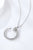 1 Carat Moissanite Open Ring Pendant Necklace