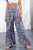 Printed High-Rise Tied Culottes