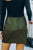 Asymmetrical PU Leather Mini Skirt