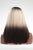 13*2" Lace Front Wigs Synthetic Long Straight 16" 150% Density