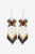 Butterfly Beaded Dangle Earrings