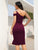 Asymmetrical One Shoulder Side Slit Evening Dress