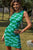 Checkered Sleeveless Knit Dress