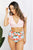 Floral Ruffled High Waist Bikini Set