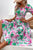 Floral Frill Trim Square Neck Dress