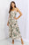 OneTheLand Hold Me Tight Sleeveless Floral Maxi Dress in Sage