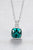 Zircon Pendant 925 Sterling Silver Necklace