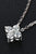 Moissanite Four Leaf Clover Pendant Necklace