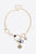 18K Gold-Plated Rhinestone Evil Eye Pendant Necklace