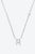 Q To U Zircon 925 Sterling Silver Necklace