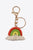 Assorted 4-Pack Rainbow Fringe Keychain
