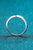 Moissanite Rhodium-Plated Ring