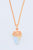 18K Gold-Plated Moonstone Pendant Necklace