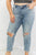 Judy Blue Malia Full Size Mid Rise Boyfriend Jeans