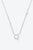 Q To U Zircon 925 Sterling Silver Necklace