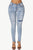 Acid Wash Ripped Skinny Jeans