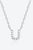 Q To U Zircon 925 Sterling Silver Necklace