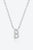 A To F Zircon 925 Sterling Silver Necklace