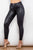 Full Size PU Leather Buttoned Leggings