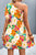 Floral One-Shoulder Puff Sleeve Dress