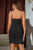 Rhinestone Twist Front Cutout Bodycon Dress