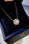 1 Carat Moissanite Floral Pendant Necklace