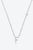 A To F Zircon 925 Sterling Silver Necklace