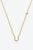 Q To U Zircon 925 Sterling Silver Necklace