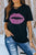 Leopard Lip Distressed T-Shirt