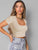 Square Neck Cropped T-Shirt