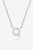 Q To U Zircon 925 Sterling Silver Necklace