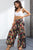 Printed High-Rise Tied Culottes