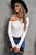 One-Shoulder Long Sleeve Ribbed Top
