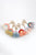 Assorted 4-Pack Rainbow Pom Pom Keychain