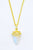 18K Gold-Plated Moonstone Pendant Necklace