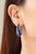 Multicolored Huggie Earrings