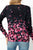 Floral Button Front Round Neck Cardigan