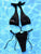 Halter Neck Side Tie One-Piece Swimsuit