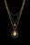Zircon Decor Stainless Steel Necklace