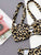 Leopard Ring Detail Bikini Set