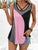 Color Block Tank Top